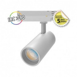 Spot LED sur Rail Blanc 15W...