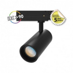 Spot LED sur Rail Noir 25W...