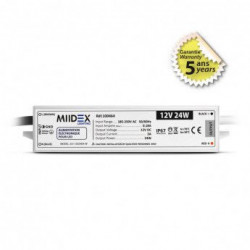 Alimentation pour LED 24W -...