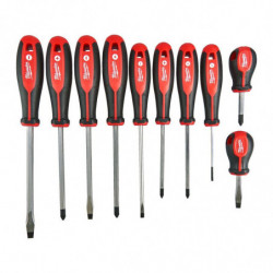 SET DE 10 TOURNEVIS TRILOBE...