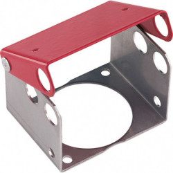 Capot métallique rouge pour...
