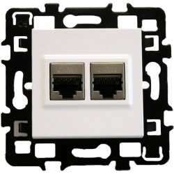 Prise double RJ45 - STP -...