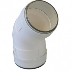 Coude 45° circulaire PVC...