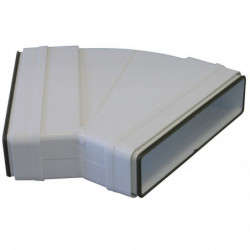 Coude 45° horizontal PVC...