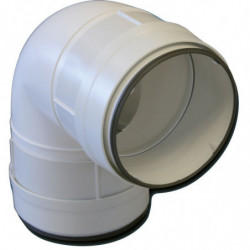 Coude 90° circulaire PVC...