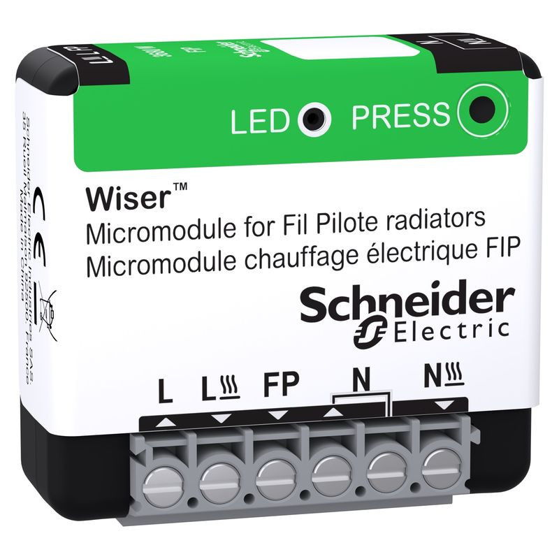 Wiser - micromodule encastré - zigbee - pilotage radiateur