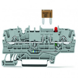 Borne fusible 2-cond.plat...