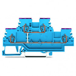 Borne 2et 4c n/1.5mm²/bleu...