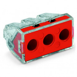 Bornes rigide 3 cond. 6mm²...