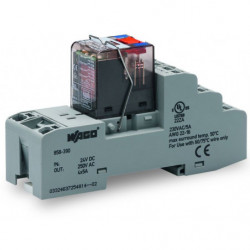 Embase avec relais 24 V DC...