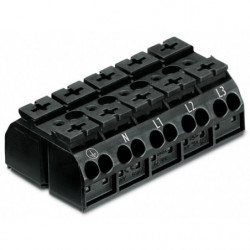 Borne raccor.5p noir...