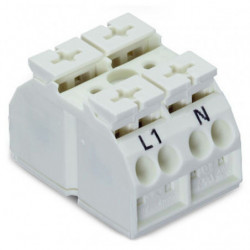 Verb.kl.2-p. 2-pin schwarz...