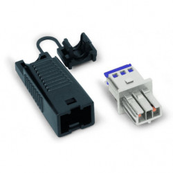 Connecteur femelle 2 pôles...