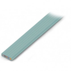 Câble plat 5x2,5mm² vert...