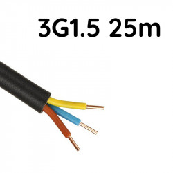 Câble R2V 3G1.5mm 25 mètres