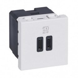 Chargeur 2 USB Type-C +...