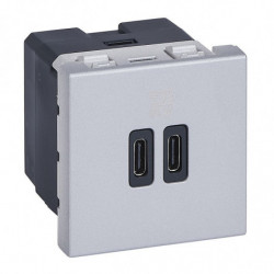 Chargeur 2 USB Type-C +...