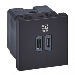 Chargeur 2 USB Type-C +...