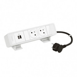 Bloc Bureau 2x2P+T F/B USB...