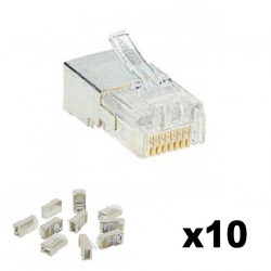 Lot de 10 fiches RJ45...