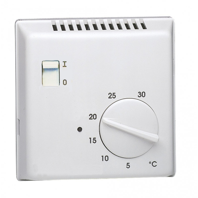 Thermostat ambiance électronique saillie chauf eau chaude sortie inverseur  230V (25501)