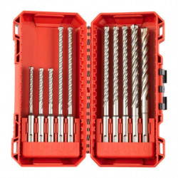 Coffret de 10 Forets SDS+ 4...