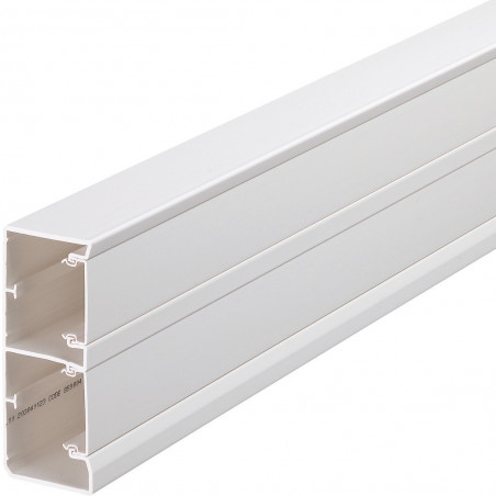 Goulotte 2 compartiments GBD 134x54mm PVC blanc (GBD5013109010)