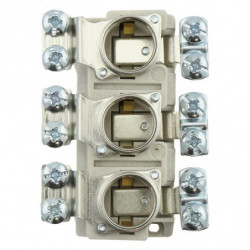 3 POLE BASE FOR DO2 FUSES...