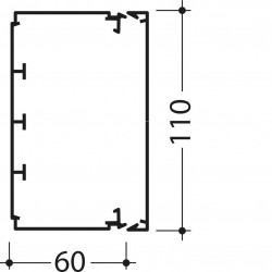 Goulotte lifea h 110mm x p...