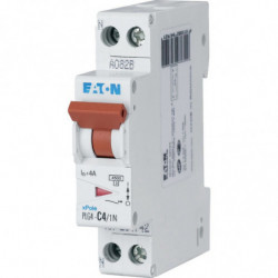 Disjoncteur Ph+N 4A 4,5kA C...