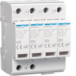 Parafoudre 4P T2 TNS/TT Uc...