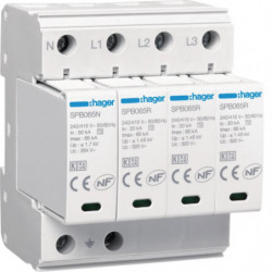Parafoudre 4P T2 TNS/TT Uc...