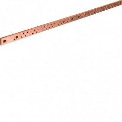 Barre Cu perforée M10 60X10...