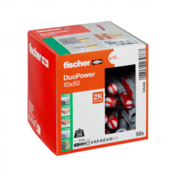50 chevilles Duopower 10x50mm