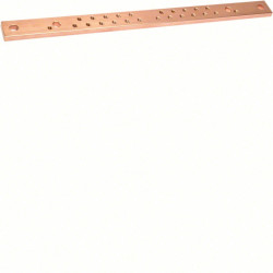 Barre Cu perforée M6 630A...