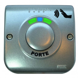 Bouton Poussoir Zamac Gris...