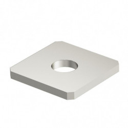 Ferrure plate avec 1 trou...