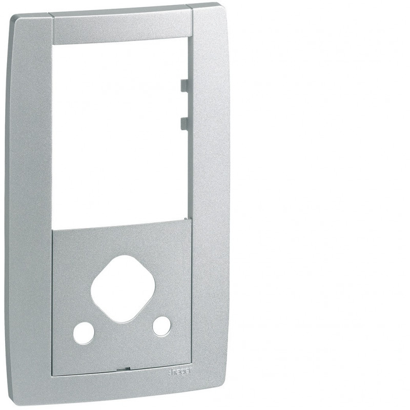 Doigt Enjoliveur Hager KALLYSTA WK750T - Pour Prise Téléphone PTT - Titane - Neuf
