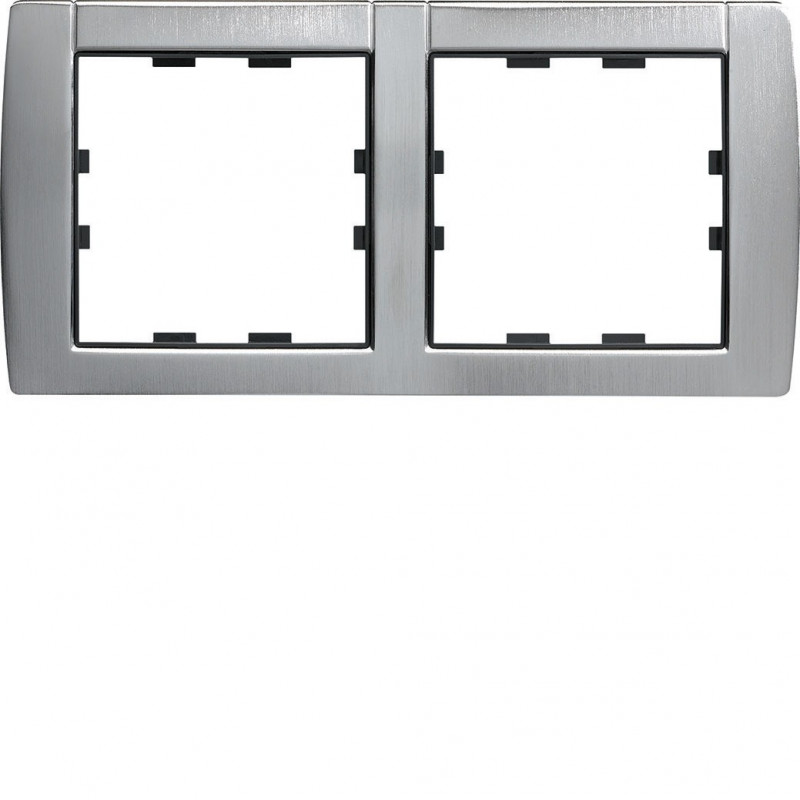 kallysta classic plaque 4 postes horizontale entraxe 71 Blanc