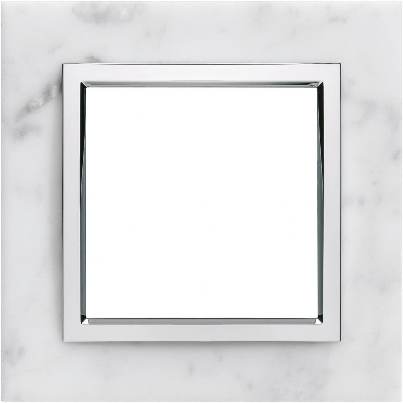 Plaque De Finition Hager Kallysta WKN831 - Coloris Nuit, Pour Installation électrique, Occasion