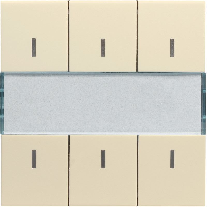 Enjoliveur HAGER TEBIS Kallysta WKT902B - 2 Touches KNX Blanc Neige - Occasion