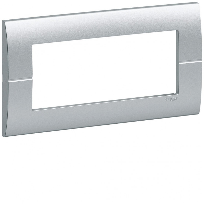 Plaque De Finition Triple Horizontale Hager SYSTO WS403 - 3x2 Modules, Enjoliveur 71mm - Neuf Pour électricité