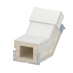 Coude vertical concave EI60...