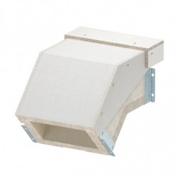Coude vertical convexe EI60...