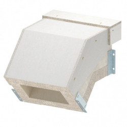 Coude vertical convexe EI60...