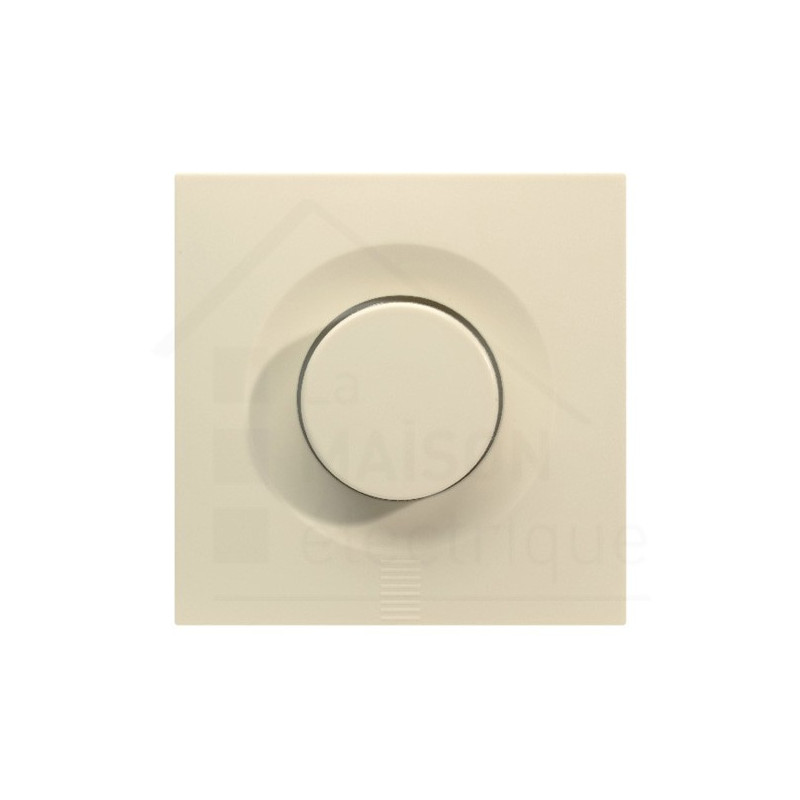 Enjoliveur Pour Prise TV Hager Kallysta - Réf. WK740D - Coloris Dune (beige) - Neuf