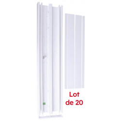 Lot 20 goulottes GTL 2x13m...