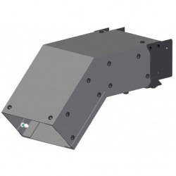 Coude vertical 45° concave...