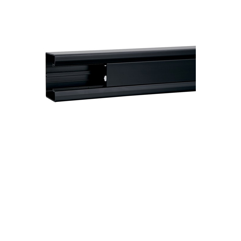 Goulotte appareillable queraz enclipsage direct h 85mm x p 56mm L200mm PVC  noire (GBD5008509011)