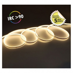 Bandeau LED COB 3000K 5 m...